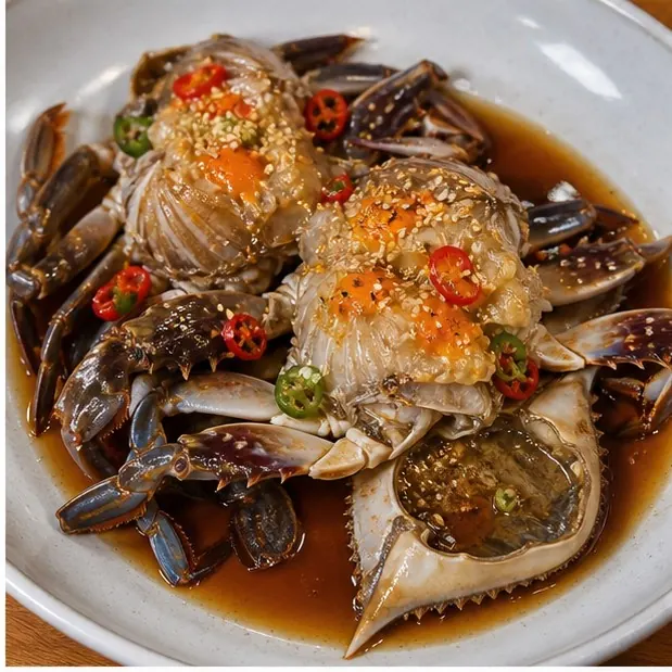酱油腌蟹