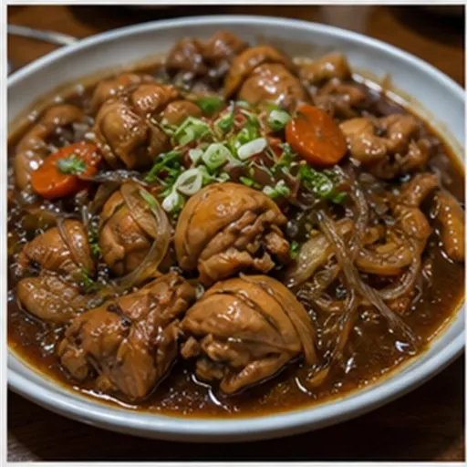 한국식으로 차린 찜닭