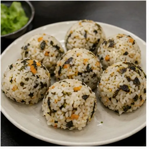 Korean-style serving of Rice ball