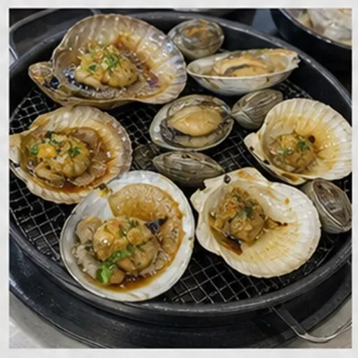 Mariscos a la plancha