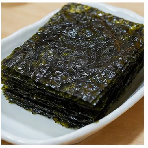 Korean-style serving of Roasted laver