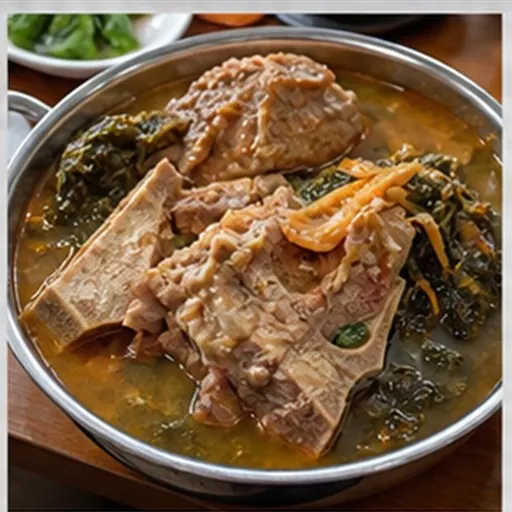 Korean-style serving of Gamjatang