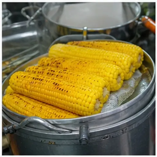 Korean-style serving of Steamed corn