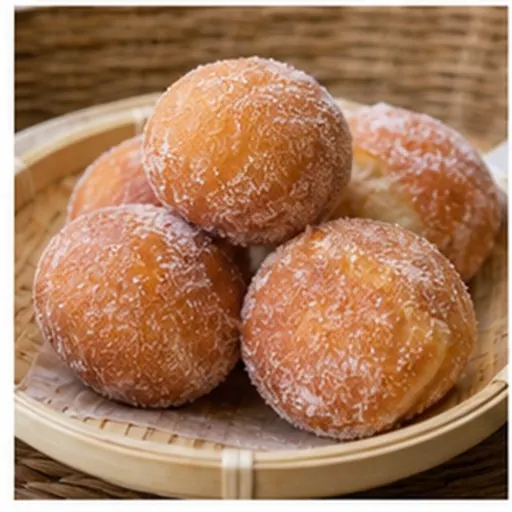 Korean-style serving of Glutinous-rice doughnut
